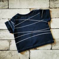 Baby T-Shirt Gr. 56 blau mit Streifen   +++ Einzelstück +++ Bild 2