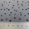 Reststück: 1,75 m x 1,45 m Baumwolle, Baumwollstoff kleine Sterne grau (1m/3,43€) Bild 3