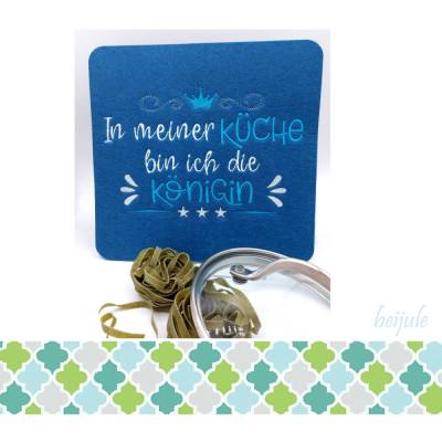 Untersetzer mit Spruch