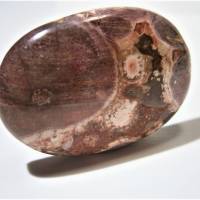 Ring hellbraun beige creme mit 36 x 25 Millimeter großem Jaspis Stein oval Ringgröße verstellbar Bild 2