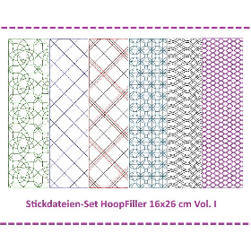 Stickdateien Set HoopFiller 16x26 Vol. I