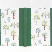 Notizbuch, Bäume dunkel-grün linde, DIN A5, Hardcover, 100 Blatt Fadenheftung Recyclingpapier Bild 2