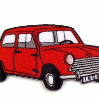 Aufnäher Applikationen Bügelbild Auto rot 8,5 x 5 cm( 1 Stück/2,50 €) Bild 1