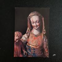 vintage, Postkarten, Fotokarte Salesianum Eichstätt Nr. 103, Madonna aus Erlach um 1330 - Dom- und Diözesanmuseum Wien Bild 1
