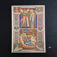 vintage, Postkarten,Verkündigung und Geburt Christi, Kunstverlag Maria Laach Nr. 5835 Bild 1