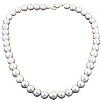 Perlenkette im strahlenden Silbergrau – Süßwasser-Perlenkette – Klassiker in 50 cm Länge 925er Silber Bild 10