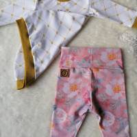 Gr. 50 Baby Set / Shirt / Pullover mit Leggings / Hose – Mädchen * Krone Bild 2