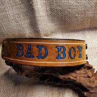 Bad Boy, LEDER Armband, geprägt (RLA47) Bild 2