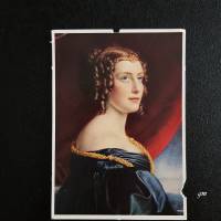 Postkarte, Fotografie Schönheitsgalerie Schloß Nymphenburg. Joseph Stieler: Lady Jane Ellenborough (1807-1881) Bild 1