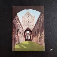 vintage, Postkarte, Ansichtskarte, England, Großbritannien, Kirkcudbrightshire-The Nave, Sweetheart Abbey Bild 1