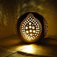 Gartenkugel Keramikkugel Teelicht Lichtkugel Wohnraumdekoration Bild 5