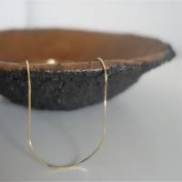 Handgemachte Dekoschale aus Ton Industrial Design | Schüssel grau gold | runde Schale zur Wohnzimmerdeko | Dekoteller al Bild 6