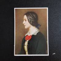 Postkarte, Fotografie Schönheitsgalerie Schloß Nymphenburg. Joseph Stieler: Maria Dietsch (1835-1869) Bild 1