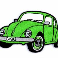 Aufnäher Applikationen Bügelbild Auto Käfer, Oldtimer hellgrün 8,5 x 6 cm( 1 Stück/2,50 €) Bild 1