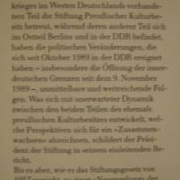2 Bände Preussischer Kulturbesitz,1989 + 1991, Mann Verlag Berlin Bild 4