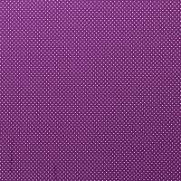 Popeline Baumwolle " Judith" Punkte/Tupfen 2 mm violett/weiß Oeko-Tex Standard 100(1m/8,-€) Bild 1