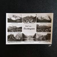 vintage, Postkarte, Ansichtskarte, Gruß aus Berchtesgaden, ca. 40/50er Jahre, Bild 1