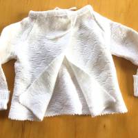 Vintage Babyflügelhemdchen Babyhemdchen weiß aus den 70er Jahren Bild 2