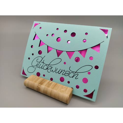 Glückwunsche für viele Gelegenheiten - Karte zum Selbermachen