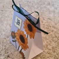 Geschenkverpackung - Gratulation - Sonnenblumen Bild 2