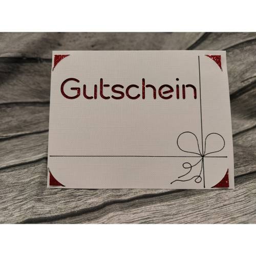 Gutschein für viele Gelegenheiten - Karte zum Selbermachen