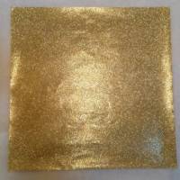 Scrapbookingpapier - Glimmer Gold Bild 1