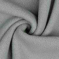 Baumwoll-Fleece grau, kuscheliger Teddyjersey 0,25m Bild 3