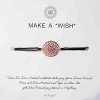 Make A *Wish* - Wunscharmband/Glücksarmband * Boho Yoga *  Mandala Rosé Gold * Bild 1