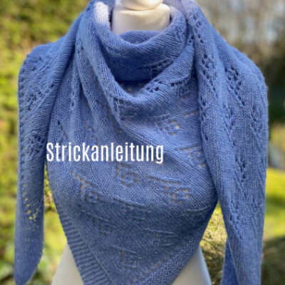 Strickanleitung Lizas Blümchentuch