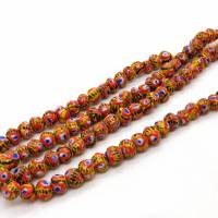 30 Stück moderne Kiffa-Perlen aus Mauretanien - handgemacht - ca.10,5mm Bild 3
