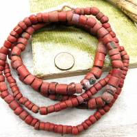 antike Green Heart Perlen aus dem Afrikahandel - langer Strang - Auswahl Bild 10