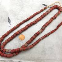 antike Green Heart Perlen aus dem Afrikahandel - langer Strang - Auswahl Bild 6