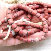 antike Green Heart Perlen aus dem Afrikahandel - langer Strang - Auswahl Bild 8