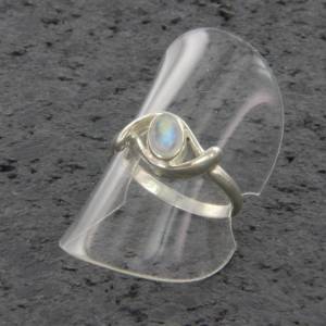 Mondstein Ring filigraner Silberring Gr. 49 poliert Bild 10