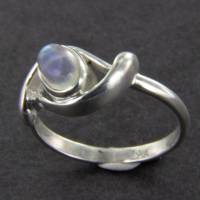 Mondstein Ring filigraner Silberring Gr. 49 poliert Bild 9
