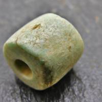 antiker Amazonit aus Mauretanien - 7,63g - Sammlerperle - 17,5x15,9mm - seltener Stein - Sahara Amazonit Perle Bild 1