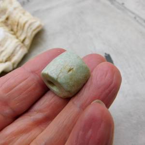 antiker Amazonit aus Mauretanien - 7,63g - Sammlerperle - 17,5x15,9mm - seltener Stein - Sahara Amazonit Perle Bild 5