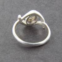 Labradorit Ring filigraner Silberring Gr. 50 poliert Bild 9