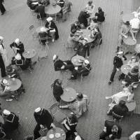 New York Central Park Sommer 1941 - The Mall Cafe KUNSTDRUCK schwarz Weiß  Fotografie Vintage Art Fineart Print, Kunst Bild 2