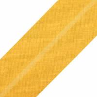 25m Schrägband Baumwolle 20mm gelb Bild 1