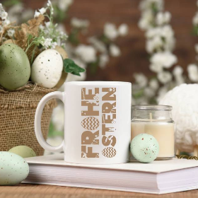 Frohe Ostern Freebie für den Plotter - Schriftzug zum Verzieren von Fenstern und Dekoration