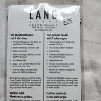 Lang Yarns Rundstricknadeln aus Metall, Stärke 3mm, Länge 80cm Bild 2