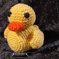 Ducky das Entlein häkel Ente Tier für Baby Bild 1