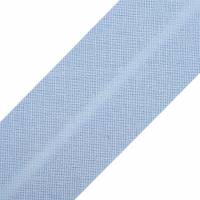 25m Schrägband Baumwolle 20mm hellblau Bild 1