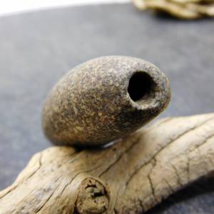 aussergewöhnliche antike Stein-Perle aus der Sahara - 4,85cm - XL Steinperle - ungewöhnliche Form - Sahara Stein - 33,55 Bild 2