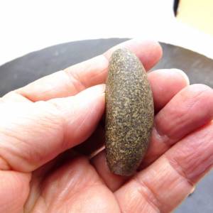 aussergewöhnliche antike Stein-Perle aus der Sahara - 4,85cm - XL Steinperle - ungewöhnliche Form - Sahara Stein - 33,55 Bild 6