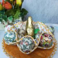 Eier - und Süßigkeiten Sammler aus Stoff ohne Dekoration Bild 5