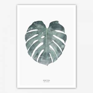 Set von 3 botanischen Kunstdrucken, Blätter Kunstdruck, skandinavische Wandkunst, Wohnzimmer Drucke, Bild 4