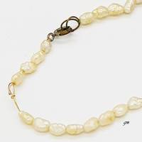 Vintage  – Perlenkette, Halskette mit Süßwasserperlen Bild 3