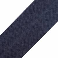 25m Schrägband Baumwolle 20mm dunkelblau Bild 1